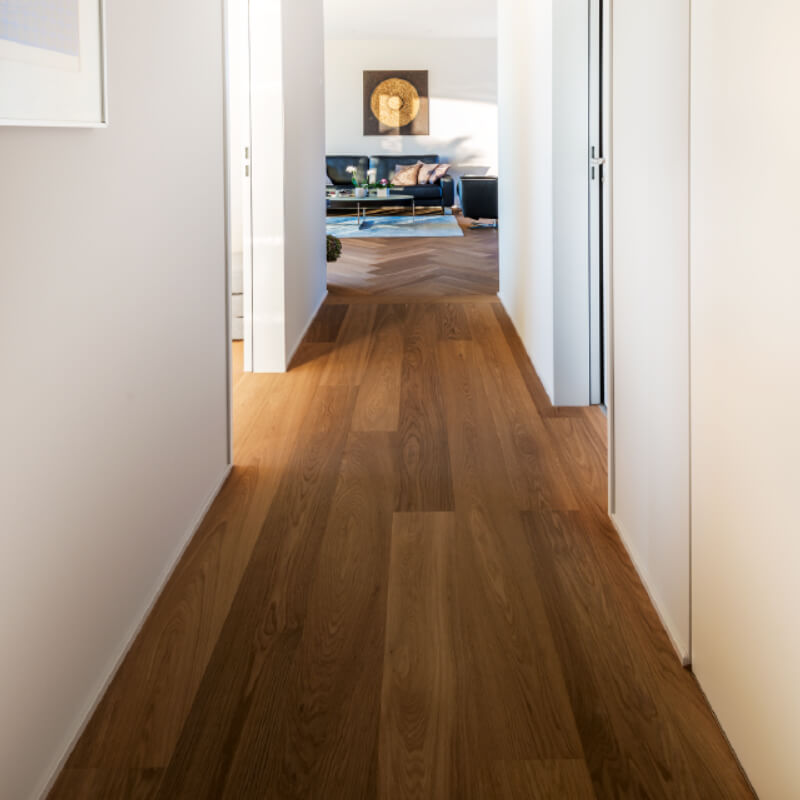 Holzpunkt SkyLine Landhausriemen und Fischgrat, Eiche Monastrell, geölt weiss