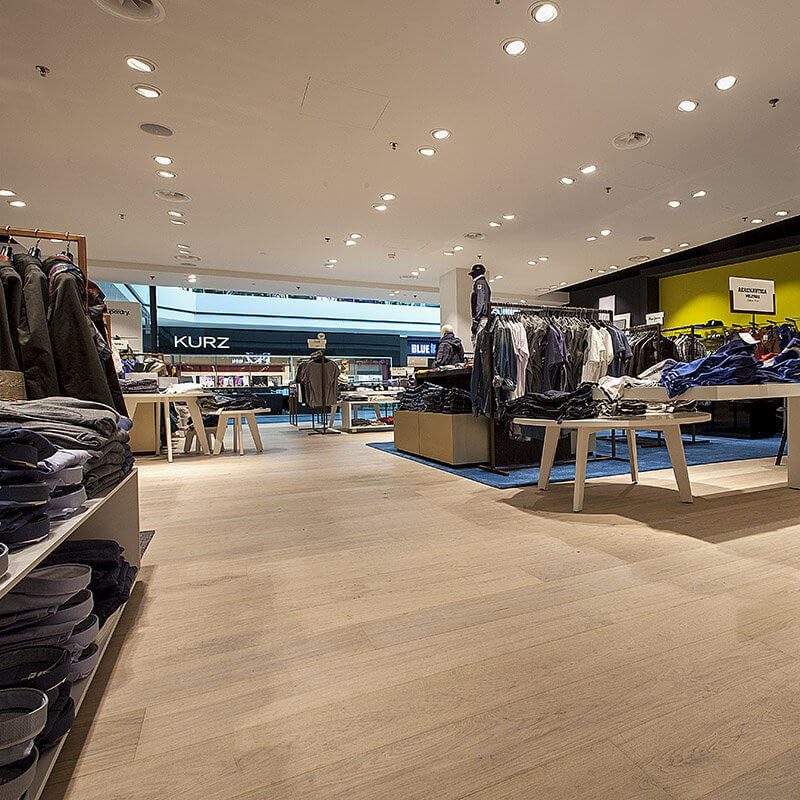 Parkett Berg & Berg, Landhausdiele, Eiche Pizol, geölt weiss