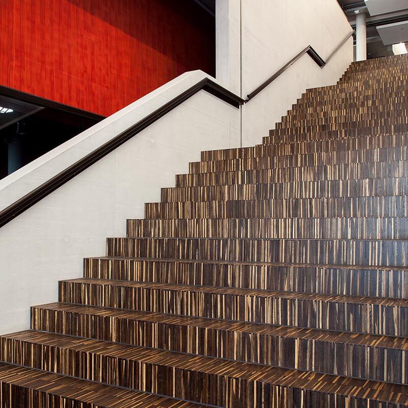 Parkett Nova Collante Hochkant, Räuchereiche Zebrano, geölt natur