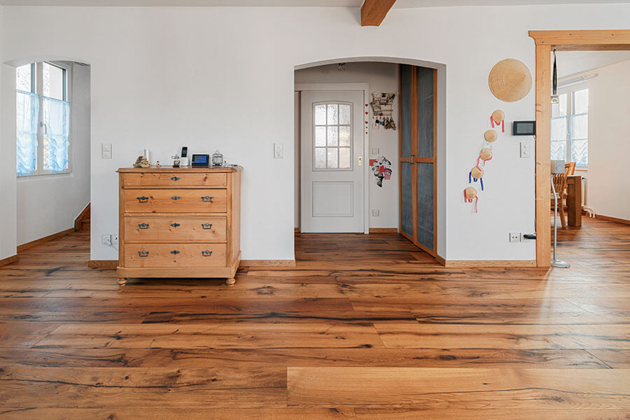 Parkett Nova Eterna Antico, Landhausdiele aus Eiche, Echtaltholz, geölt natur