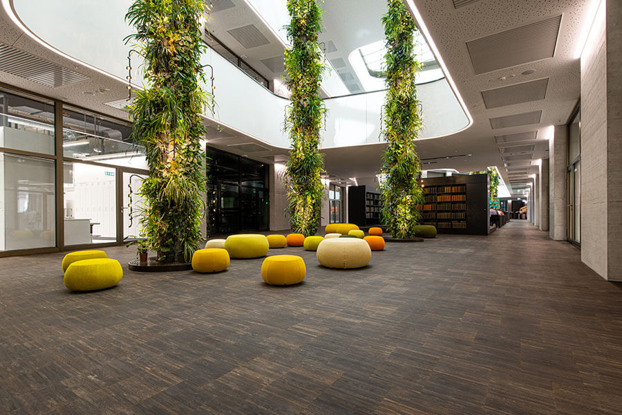 Parkett Nova Collante Hochkant, Industrieparkett, Räuchereiche Camino, geölt natur