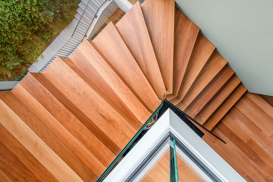 Parkett Ponte Vecchio, Landhausdiele 3-Schicht, Birnbaum europ. gedämpft, lebhaft, geölt natur